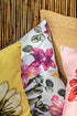 Loca, Cushion Cover, W50xL50cm, Green/Pink/Yellow,
